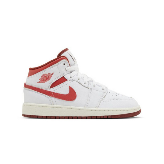 Jordan 1 Mid “White Dune Red”